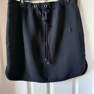 Ann Taylor Black Skirt with Drawstring